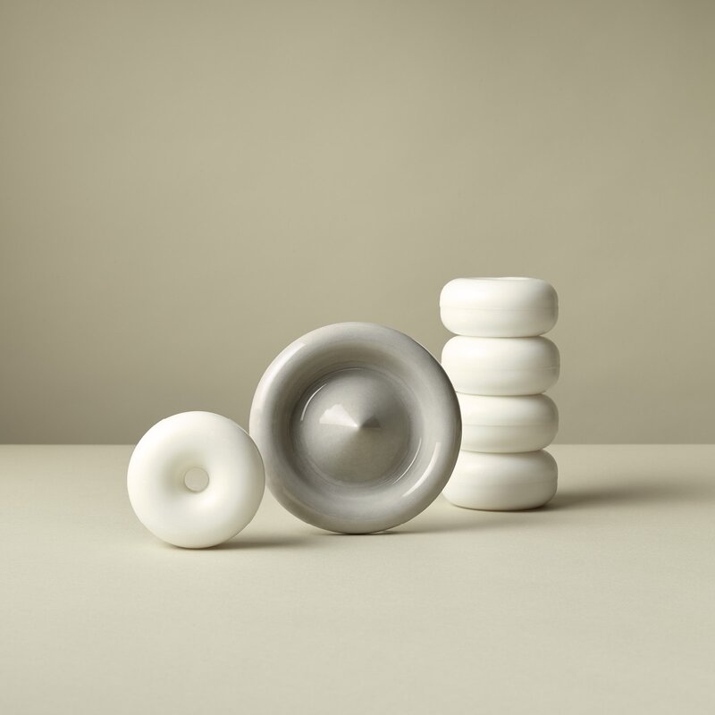 Såpeskål 10 cm stone grey