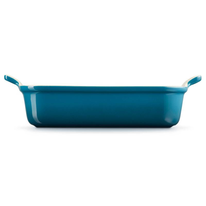 Heritage rektangulær form 26x19 cm deep teal