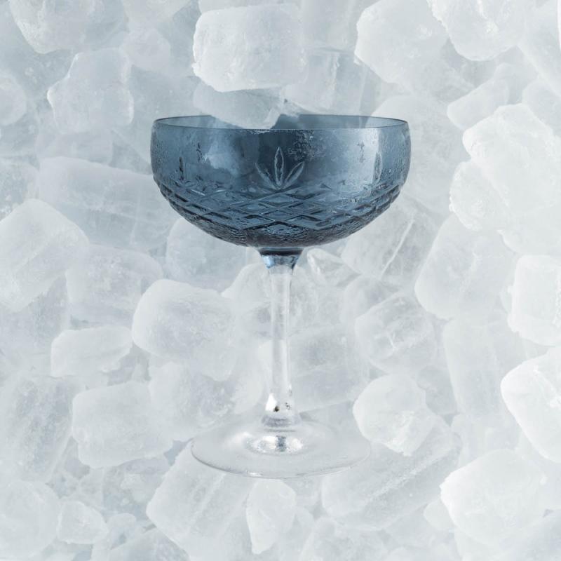 Crispy Gatsby champagneskål 30 cl 2 stk sapphire