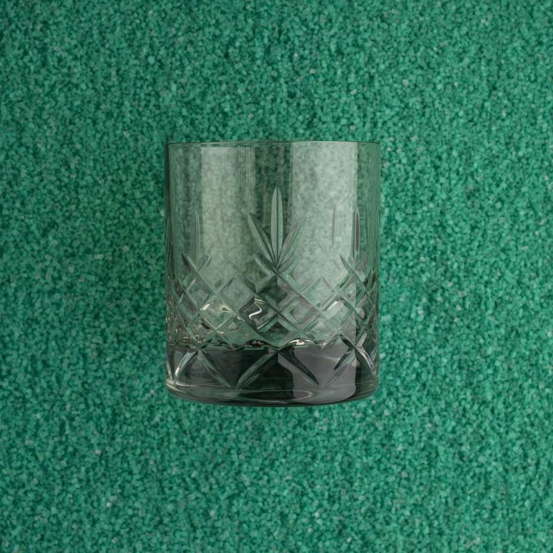 Crispy Lowball glass 38 cl 2 stk emerald