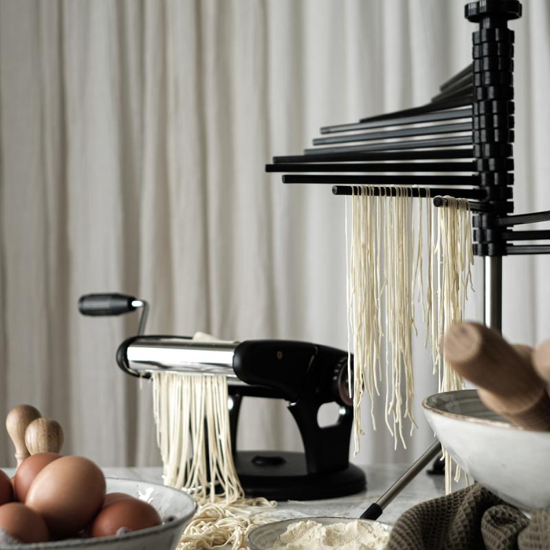 Pasta La Vista tørkestativ til pasta 25x53,5 cm blank/svart