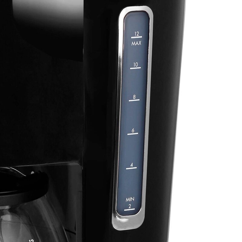 Kaffetrakter 750W 1,5L svart