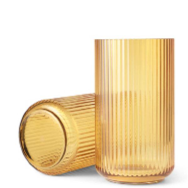 Vase h31 cm amber