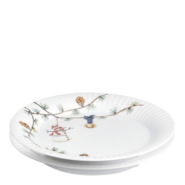 Hammershøi Christmas tallerken 22 cm 2 stk