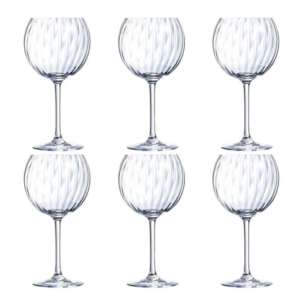 Symetrie ginglass 58 cl 6 stk klar