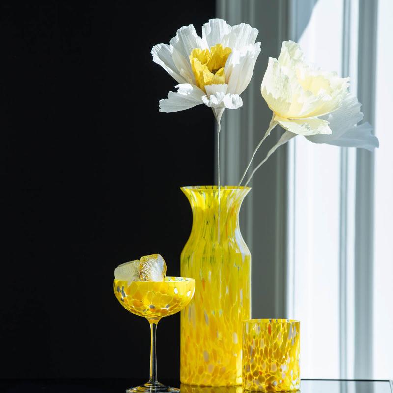 Swirl champagneglass 22 cl gul