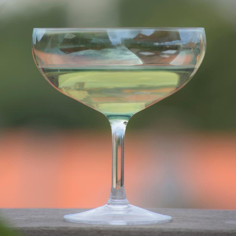 Happy champagneglass 28 cl grønn