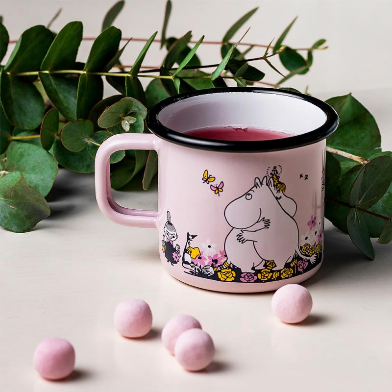 Mummikopp Emalje 37 cl Klem rosa