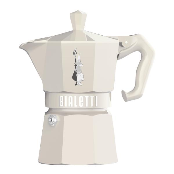 Exclusive Moka Express 3 kopper 13 cl krem