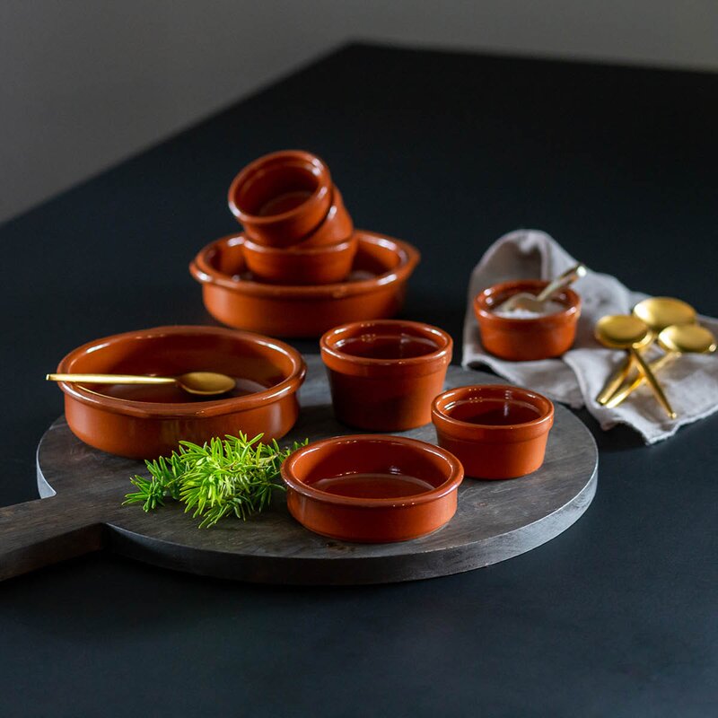 Tapasskål 11,5 cm 17,5 cl brun