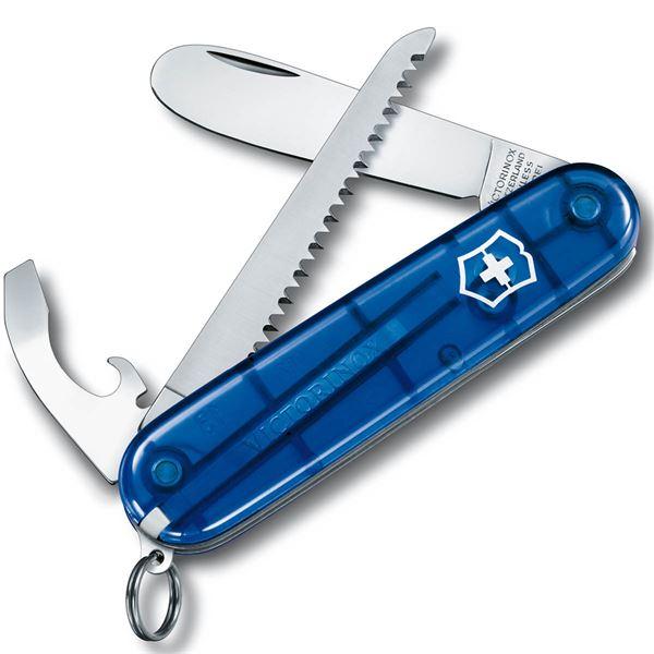 My first victorinox lommekniv 84mm 9 fun blå