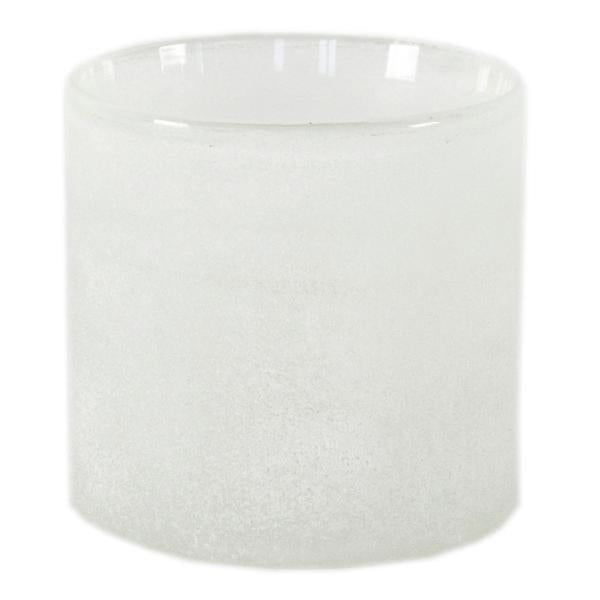 Frost lyslykt 12x12 cm white