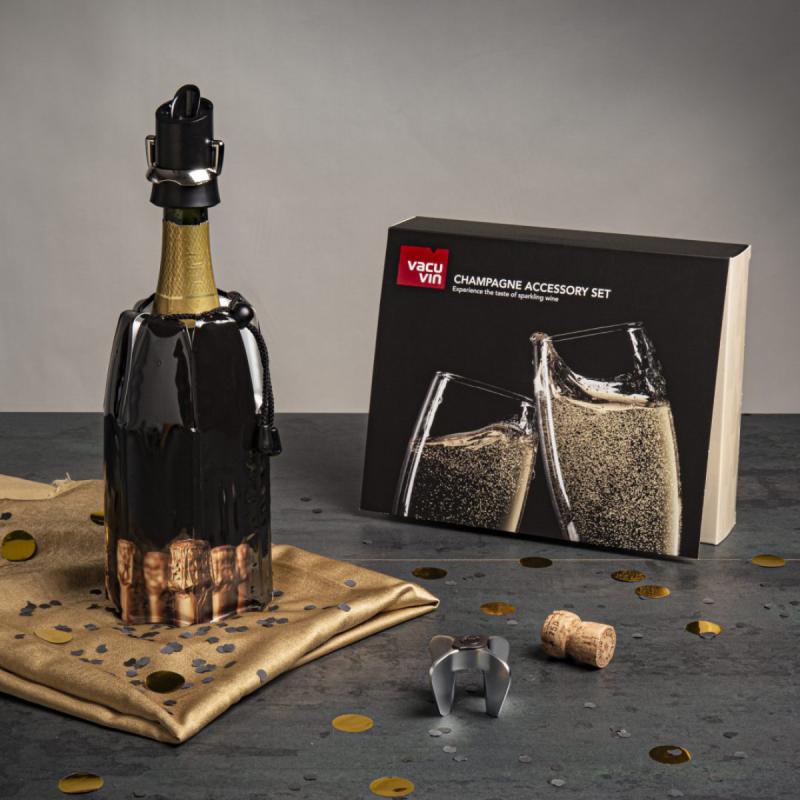 Active Cooler champagnekjøler svart/gull