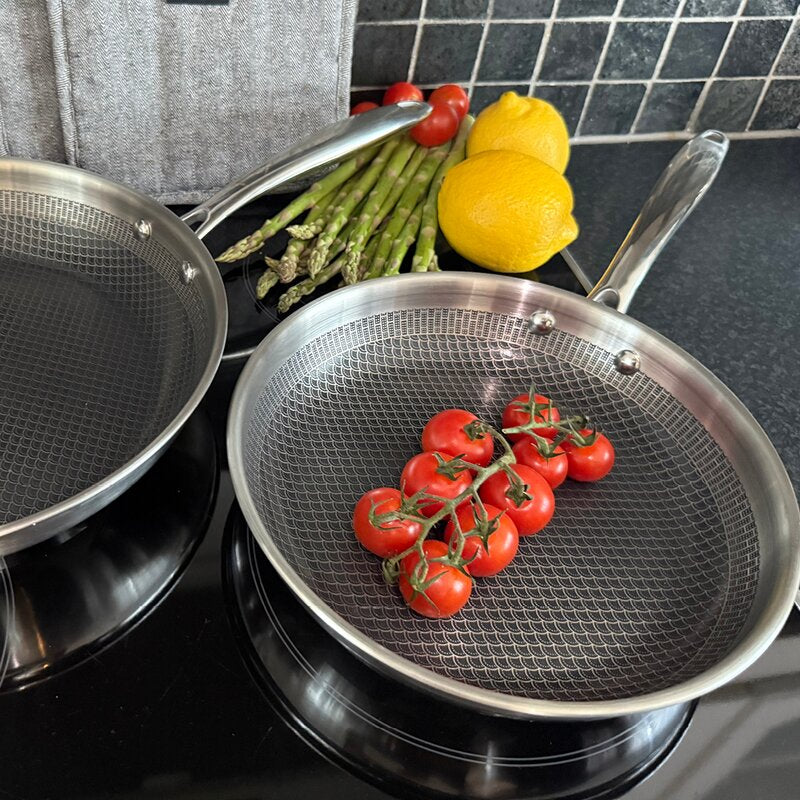 Optimal stekepanne 24 cm med belegg blank