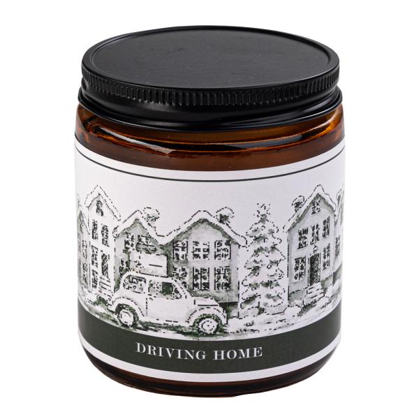 Duftlys driving home 9 cm brun
