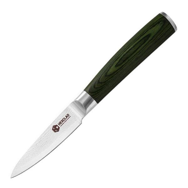 Grønnsakskniv 9 cm skogsgrønn
