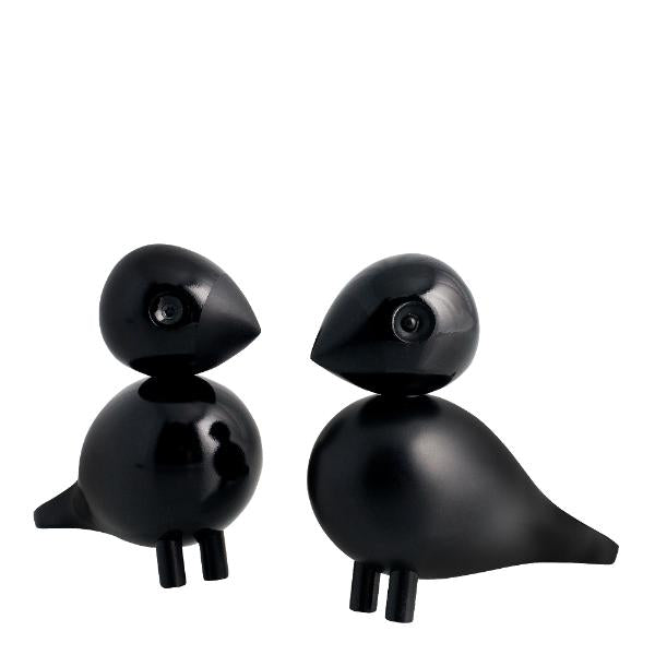 Turtelduer bøk 9 cm svart