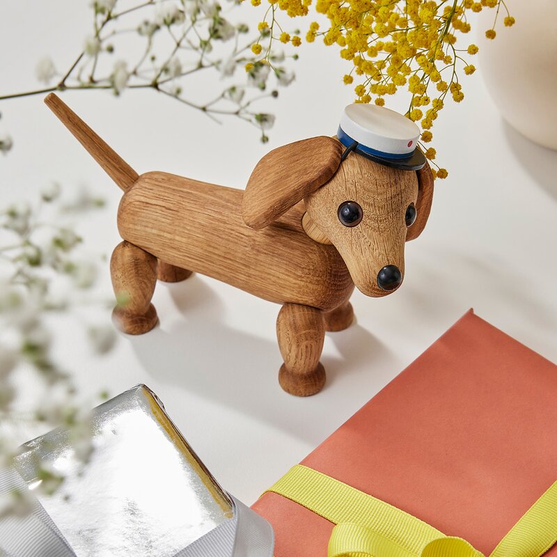 Snap trefigur dachshund 12 cm