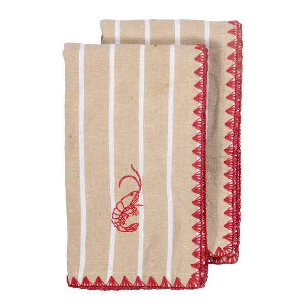 Bubba serviettsett 45x45 cm 2 stk beige