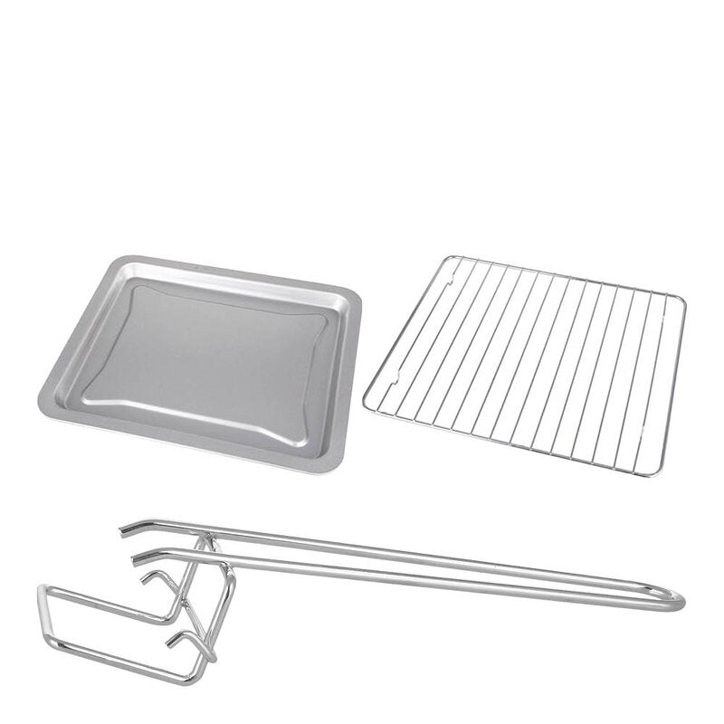 Ovn med to kokeplater 3200W 32L svart