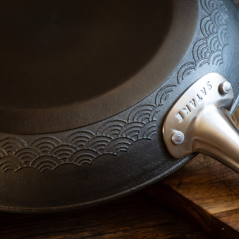 Støpejernspanne nitrering 24 cm
