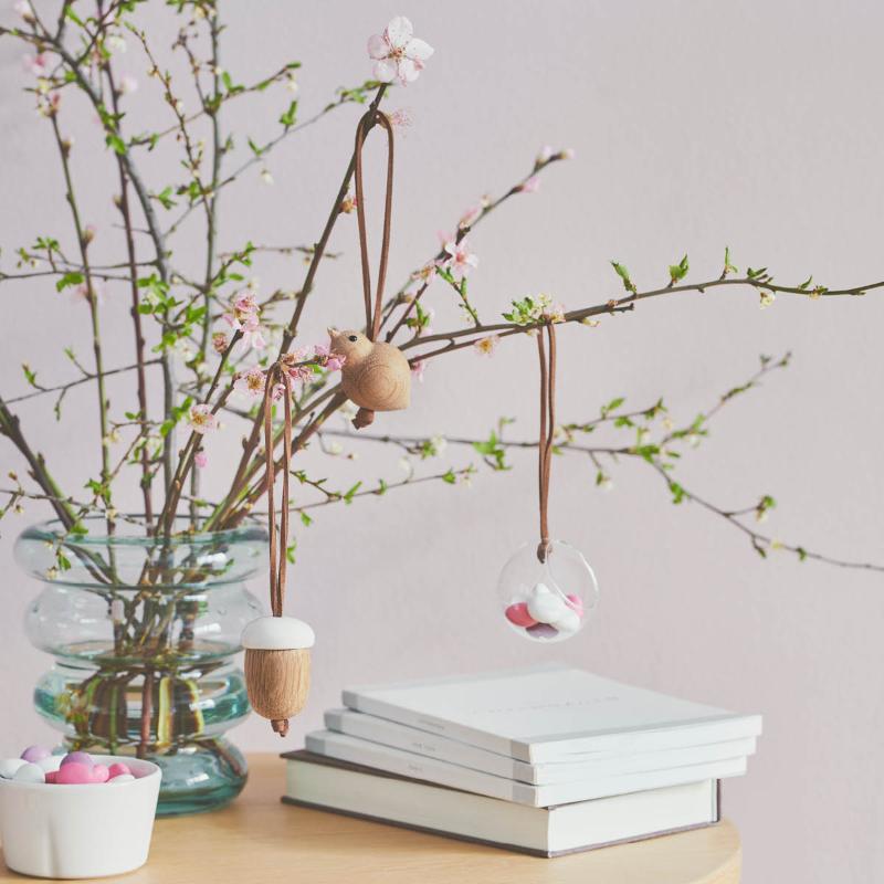 Nordic Tales ornament Acorn brun