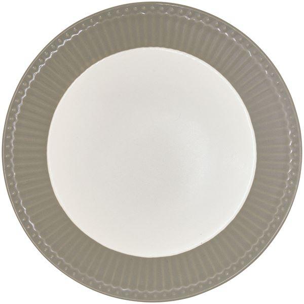Alice middagstallerken 26,5 cm warm grey