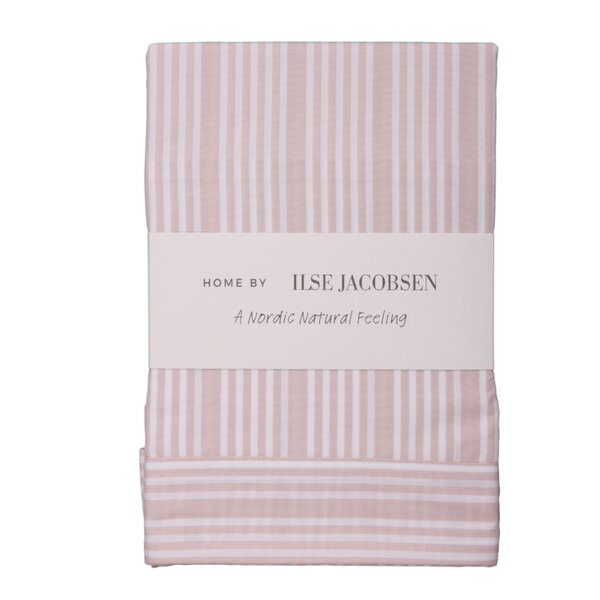 Bedding Collection putetrekk 50x70 cm 2 stk powder rose stripes