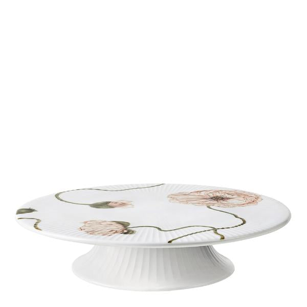 Hammershøi Poppy kakefat 30 cm hvit m/dekor