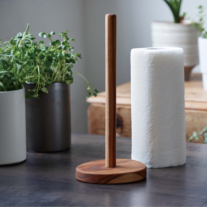 RAW Teak kjøkkenrullholder 30,6 cm
