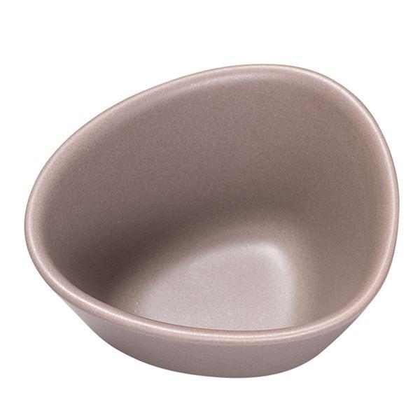 Curve Stoneware skål S 11x10 cm  varm grå