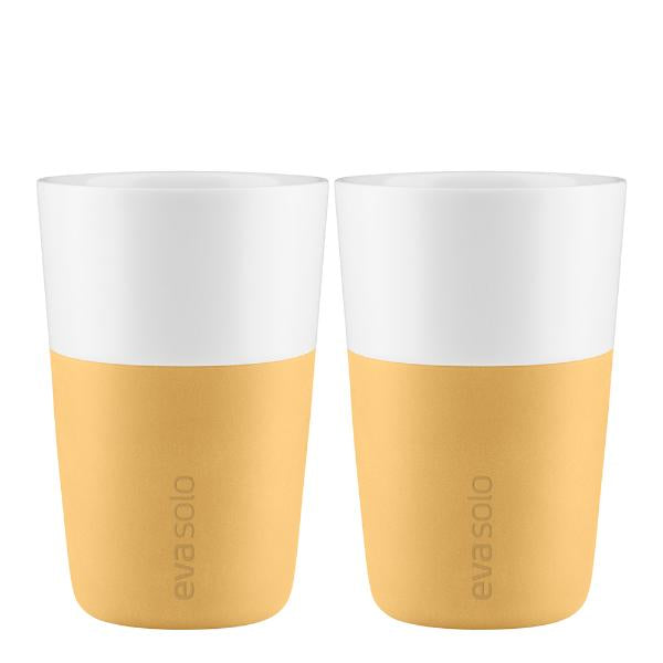 Caffé Latte krus 36 cl 2 stk golden sand