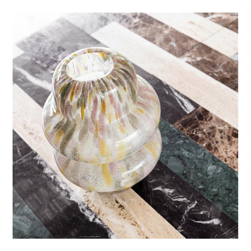 Curlie vase 30 cm multi