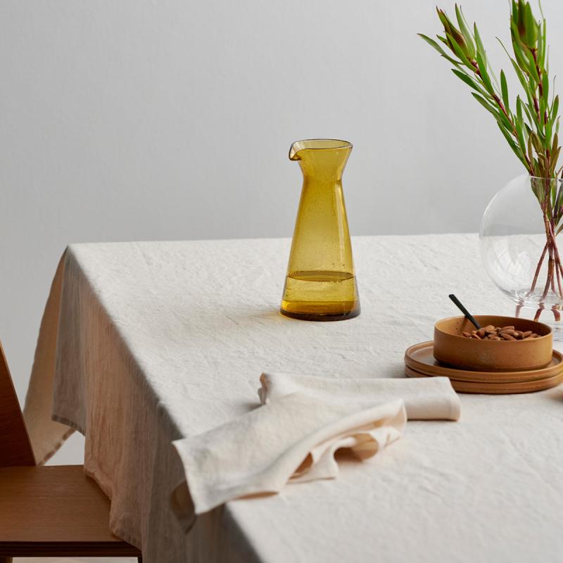 Pure Linen duk 160 cm ecru