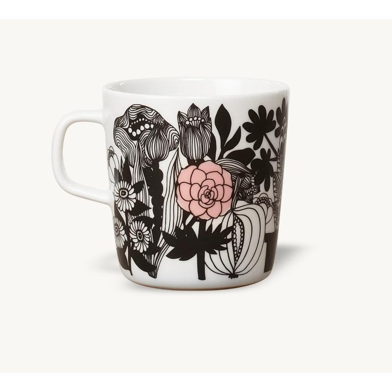 Oiva Siirtolapuutarha krus 40 cl blomster/rosa