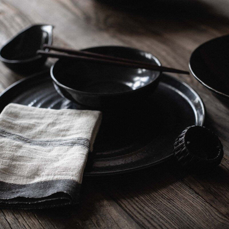 Thea serviett 50x50 cm denim stripe