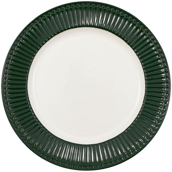 Everyday Alice tallerken 26,5 cm dark green