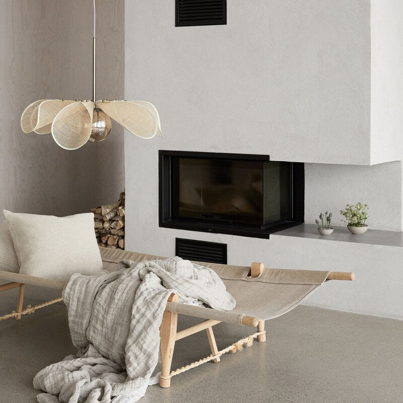 Styrka taklampe 63 cm beige
