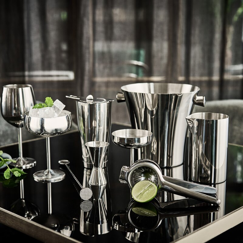 Sontell Silver champagneglass 18 cl stål/blank
