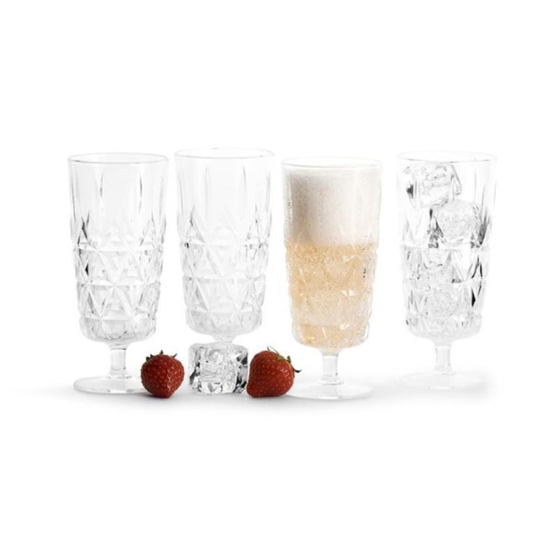 Juni piknik glass høy 20 cl 4 stk