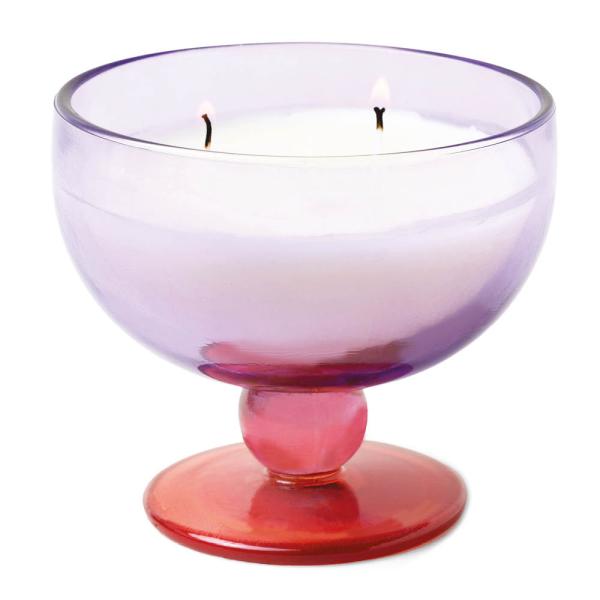 Aura duftlys tinted glass pepper/plum