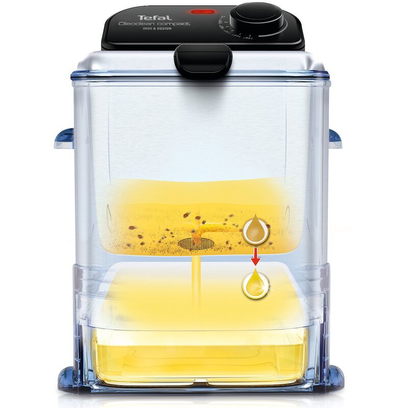 Oleoclean frityr Compact 2L stål