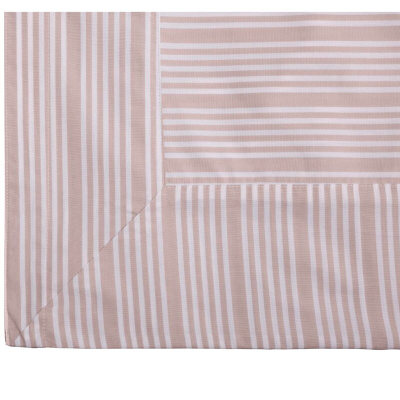 Bedding Collection dynetrekk 140x200+50x70 cm powder rose stripes