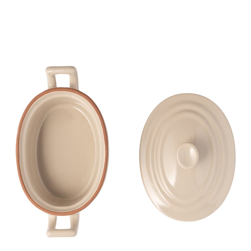 Classic ildfast form 14x8,5 cm beige