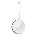 Julepynt medaljong m/fotoramme 7x7 cm i våre hjerter sølv