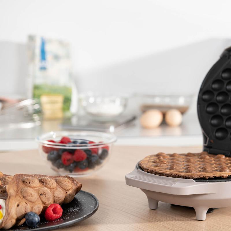 Select boblevaffeljern 1000W grå