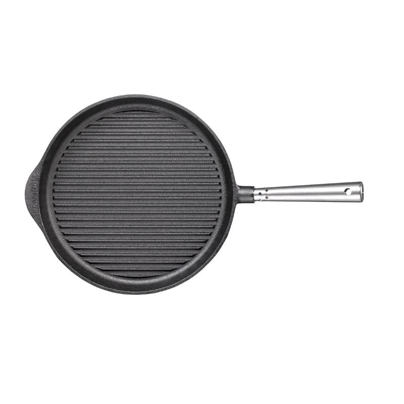 Grillpanne i støpejern 28 cm