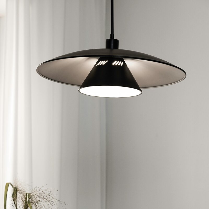Millinge taklampe 50 cm svart matt