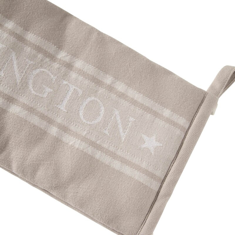 Icons grytevott stjerne 32x16 cm beige/hvit