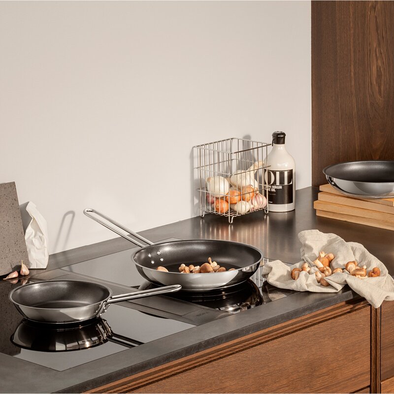 Stainless Steel stekepanne 20 cm Slip-Let® belegg